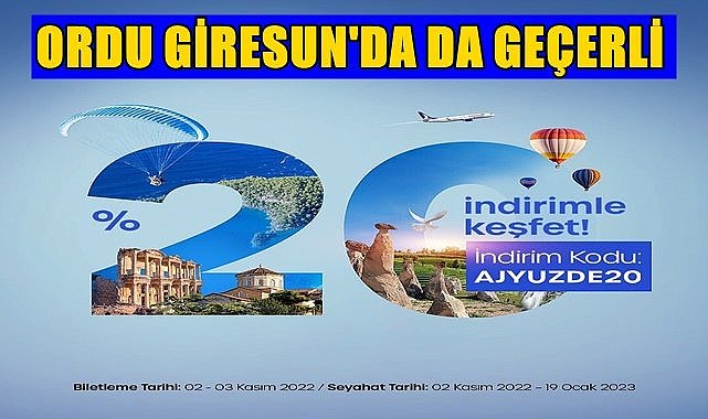 Anadolu Jet bilet fiyatlarını indirdi