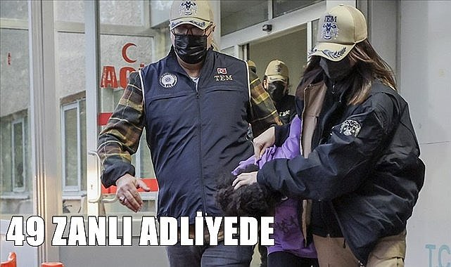 Beyoğlu&#039;ndaki terör saldırısının zanlıları adliyeye sevk edildi