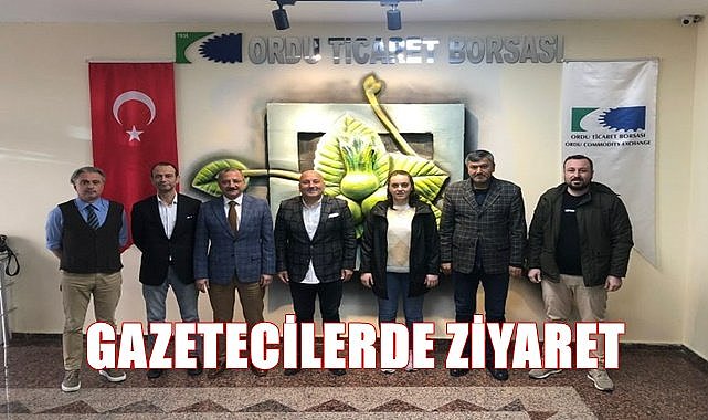 Gazetecilerden Başkan Kahraman&#039;a ziyaret