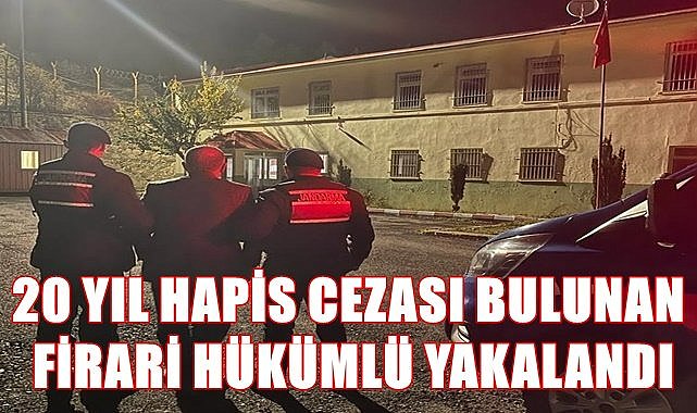 Giresun&#039;da 20 yıl hapis cezası bulunan firari hükümlü yakalandı