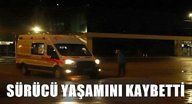 Kazada sürücü hayatını kaybetti