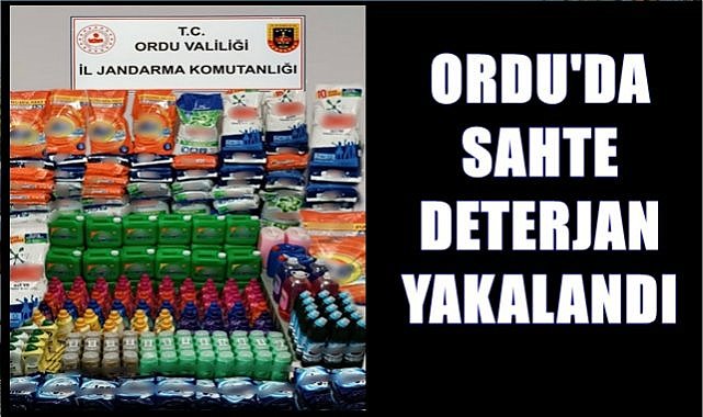 Ordu&#039;da hangi işyerinde sahte deterjan yakalandı?