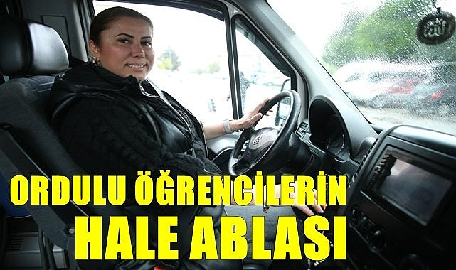 Ordu&#039;da öğrencileri okula Hale Ablaları taşıyor