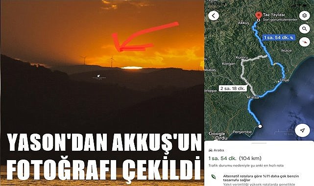 Ordu Fotoğraf Sanatçısı Türkmen&#039;den şaşırtan fotoğraf