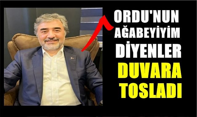 "Ordu'nun ağabeyiyim" diyenler duvara tosladı!