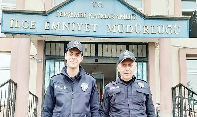 Polis baba ile oğlu aynı karakolda görev yapıyor