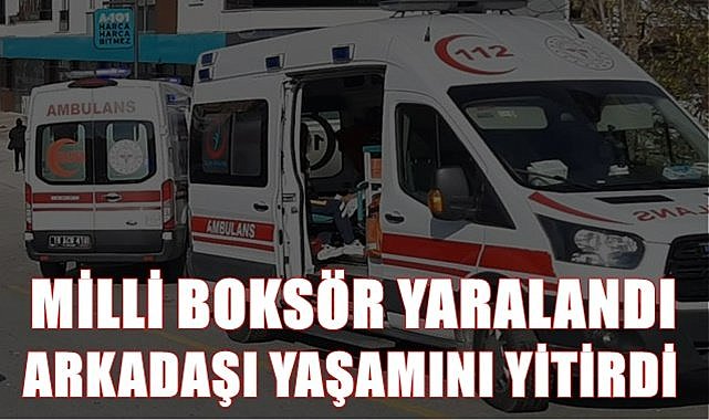 Trabzon&#039;da kazada milli boksör yaralandı arkadaşı öldü