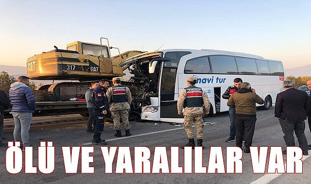 Yolcu otobüsü tır ile çarpıştı: ölü ve yaralı var
