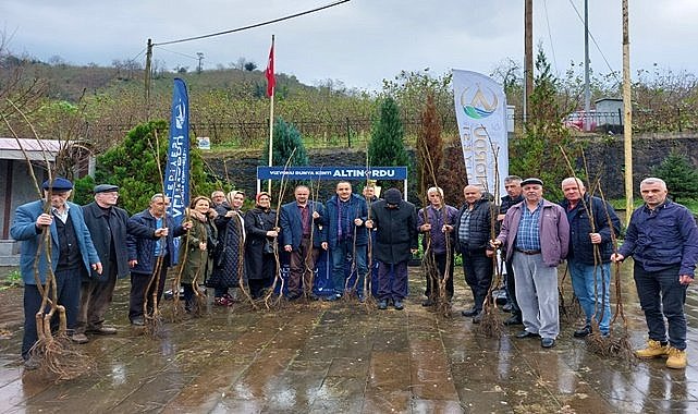 Altınordu&#039;da 300 bin fidan toprakla buluştu