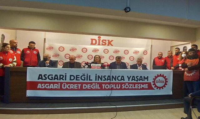 DİSK: &#039;Asgari&#039; 13 bin 200 olmalı!