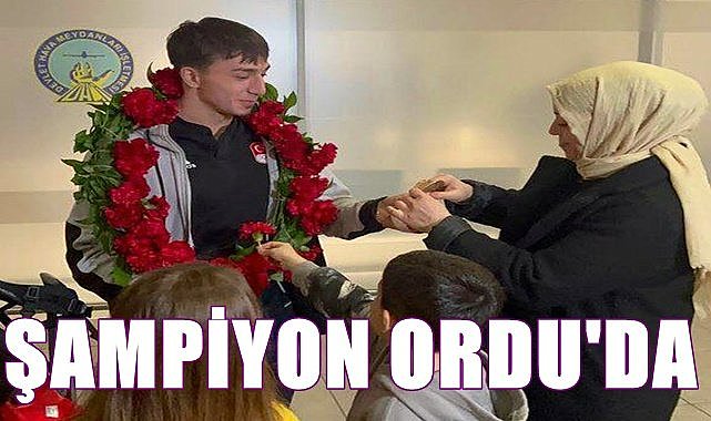 Dünya Şampiyonu Yusuf Fehmi Genç memleketi Ordu&#039;da