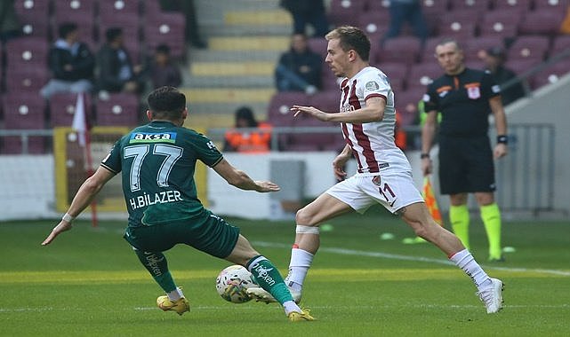 Giresunspor Hatay&#039;dan puanla dönüyor: 1-1