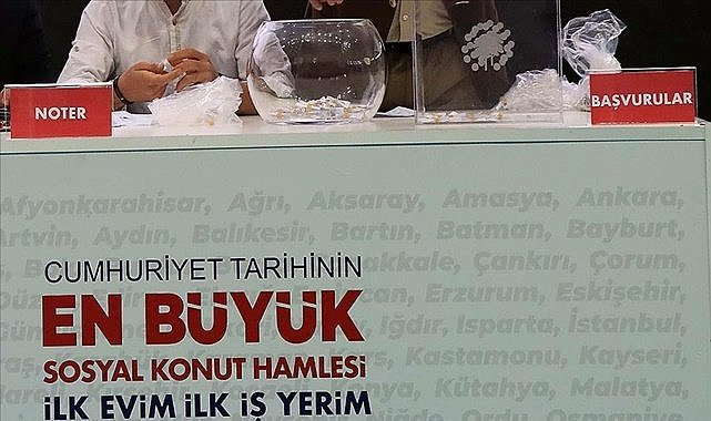 &quot;İlk evim, ilk işyerim&quot; projesinin 3. etap kuraları başladı