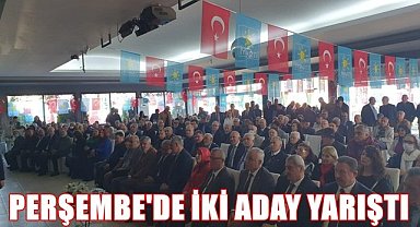 İYİ Parti Perşembe İlçe Kongresinde iki aday yarıştı