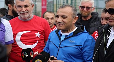 Ordu'da gözleri kapalı futbol oynadılar