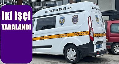 Ordu'da iki işçi yaralandı