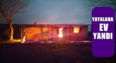 Ordu'da yaylada ev yandı!