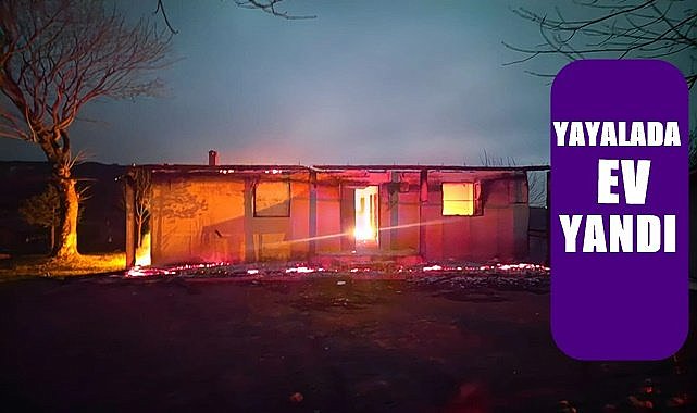 Ordu&#039;da yaylada ev yandı!