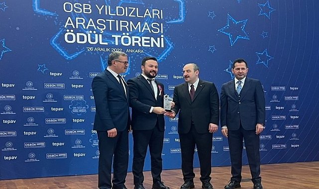 OSBÜK'ten CW Enerji'ye 'en çok kadın istihdam sağlayan firma' ödülü