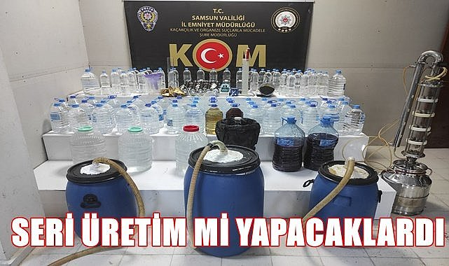 Sahte içki üreten 6 kişi yakalandı