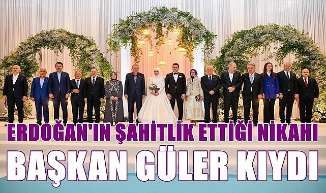 Samsun Büyükşehir Belediye Başkanı Mustafa Demirci oğlunu evlendirdi