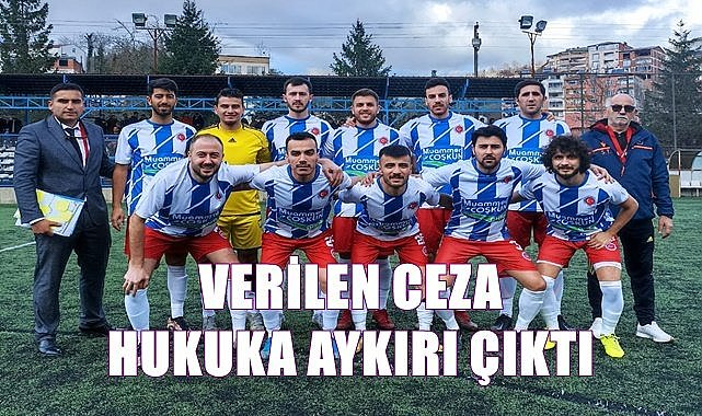 TFF  Çamaşspor&#039;a verilen cezayı iptal etti