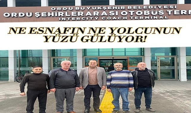 Torun otogarda esnafı ve yolcuyu dinledi