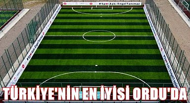 Türkiye'nin en iyi B1 sahası Ordu'da yapıldı