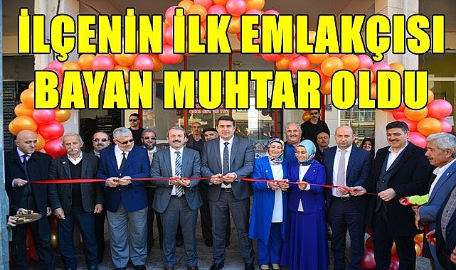 Ordu&#039;da bayan muhtar ilçenin ilk emlakçısı oldu
