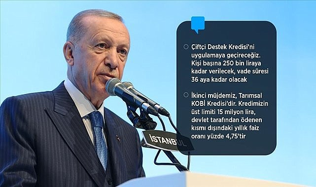 Çiftçilere yeni müjde