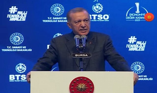 Cumhurbaşkanı Erdoğan ödül töreninde konuştu