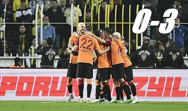 Galatasaray Fenerbahçe&#039;yi yendi: 3-0