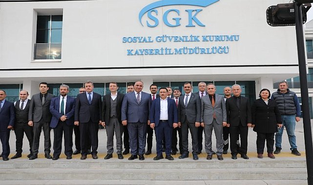 Gökmen Çiçek&#039;ten SGK Kayseri&#039;ye ziyaret