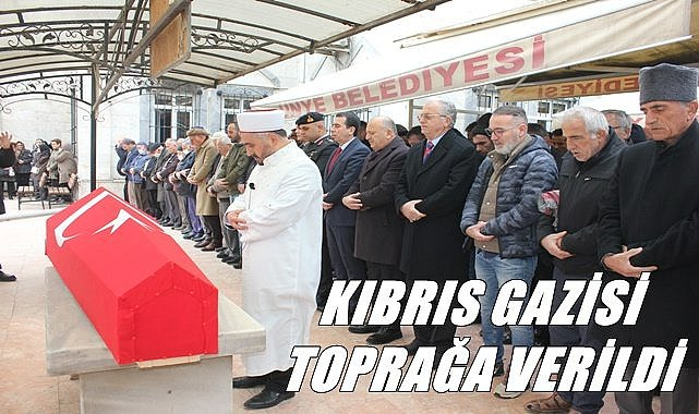 Kıbrıs Gazisi Ordu&#039;da son yolculuğuna uğurlandı