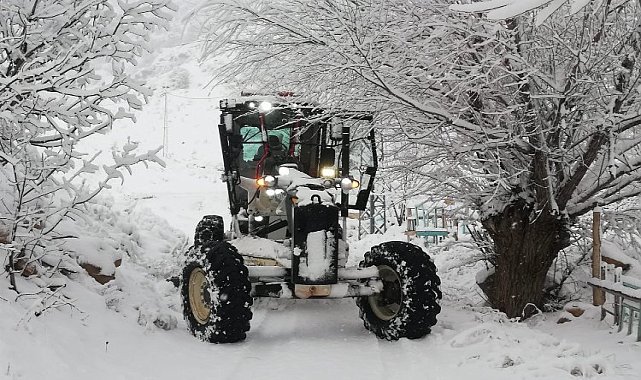 Malatya Büyükşehir'den tam gaz karla mücadele
