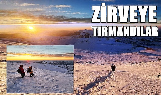 Ordu&#039;da arızalanan roleyi tamir için 3107 metrelik zirveye tırmandılar