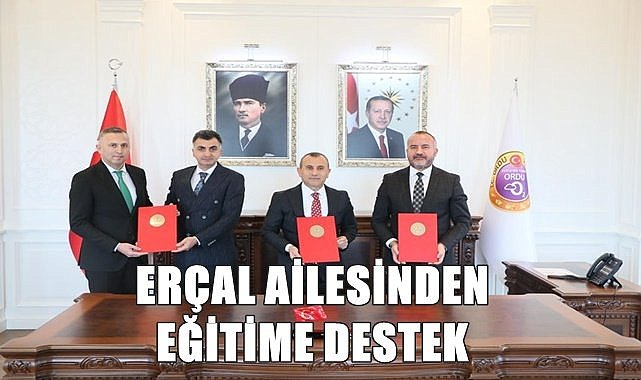Ordu&#039;da Erçal Ailesinden eğitime destek