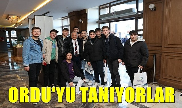 Ordu&#039;da öğrenciler şehrini tanıyor