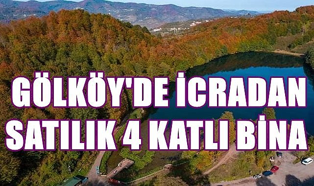 Ordu Gölköy'de 4 katlı bina icradan satılık
