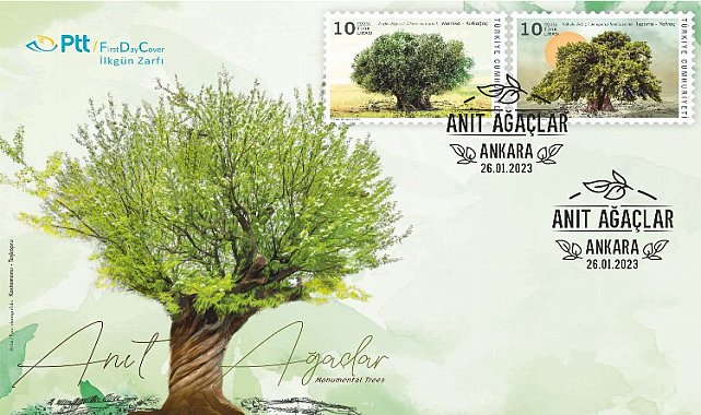 PTT'den 'Anıt Ağaçlar'a özel pul