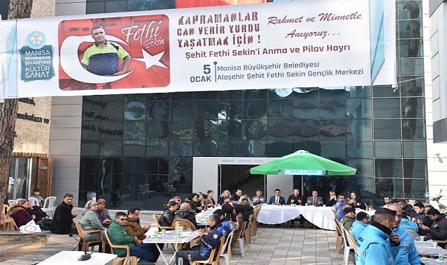 Şehit Fethi Sekin Manisa&#039;da anıldı