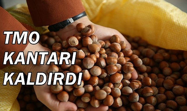 TMO fındık kantarını kaldırdı