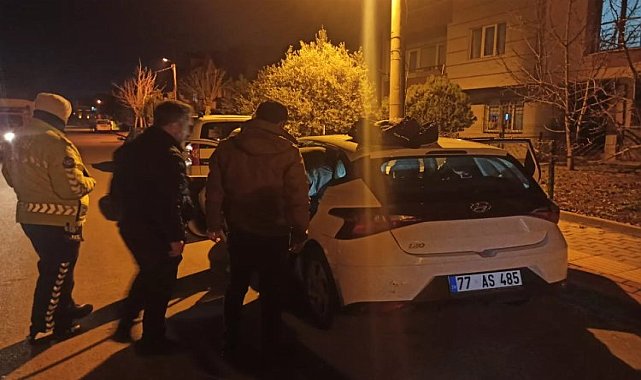 Yalova&#039;dan çalınan aracı Orhangazi polisi yakaladı