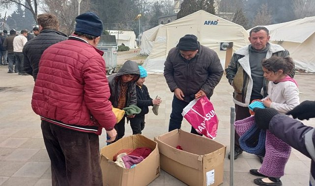 Antalya Kumluca Amatör Spor&#039;dan afet bölgesine yardım eli