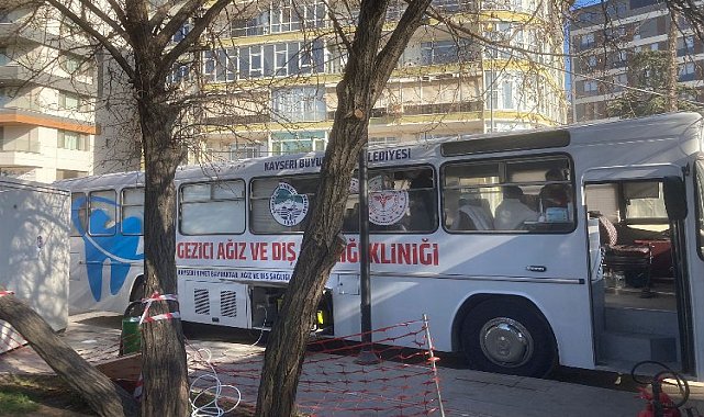 Kayseri&#039;nin Gezici Diş Kliniği depremzedelerin hizmetinde