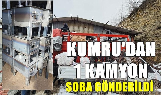 Ordu Kumru&#039;dan Adıyaman&#039;a bir kamyon soba gönderildi