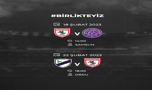 Samsunspor ile Orduspor  depremzedeler için maç yapacak