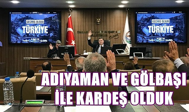 Altınordu, Adıyaman ve Gölbaşı ile kardeş oldu