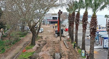 Balıkesir Erdek’te sıra Çuğra sahilinde