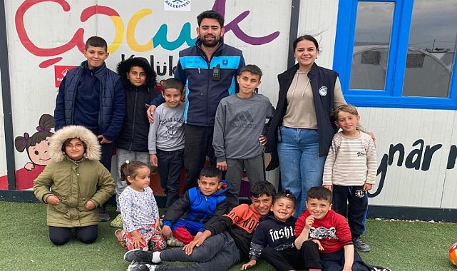 Bodrumlular 'dostluk kenti' Hatay'da çocukları unutmuyor